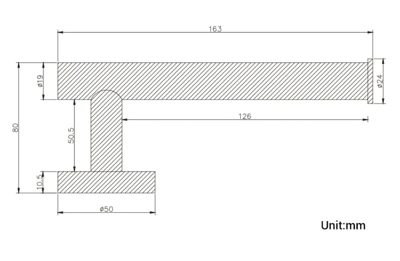 Support Papier WC Dimensions