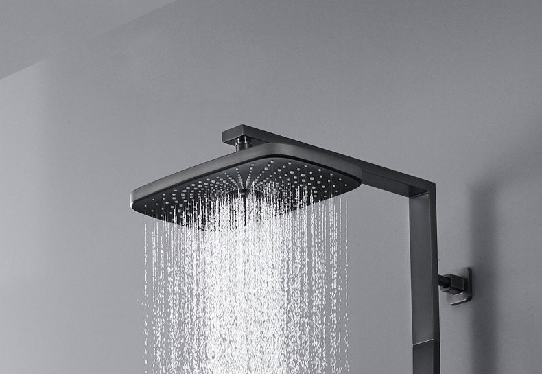 Colonne de douche blanche/grise de style courant constant avec affichage  numérique à LED